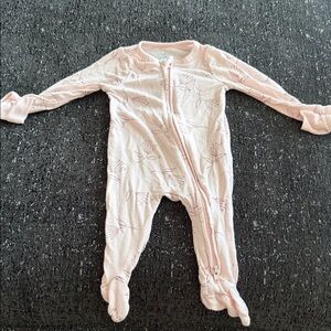 Cloud Island Light Pink Baby Footie
